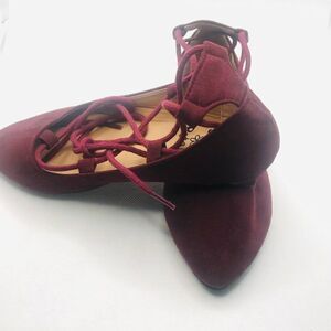 Simply Petal Lace Up Flats size 11